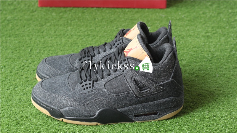 2018 Levi's x Air Jordan 4 Black